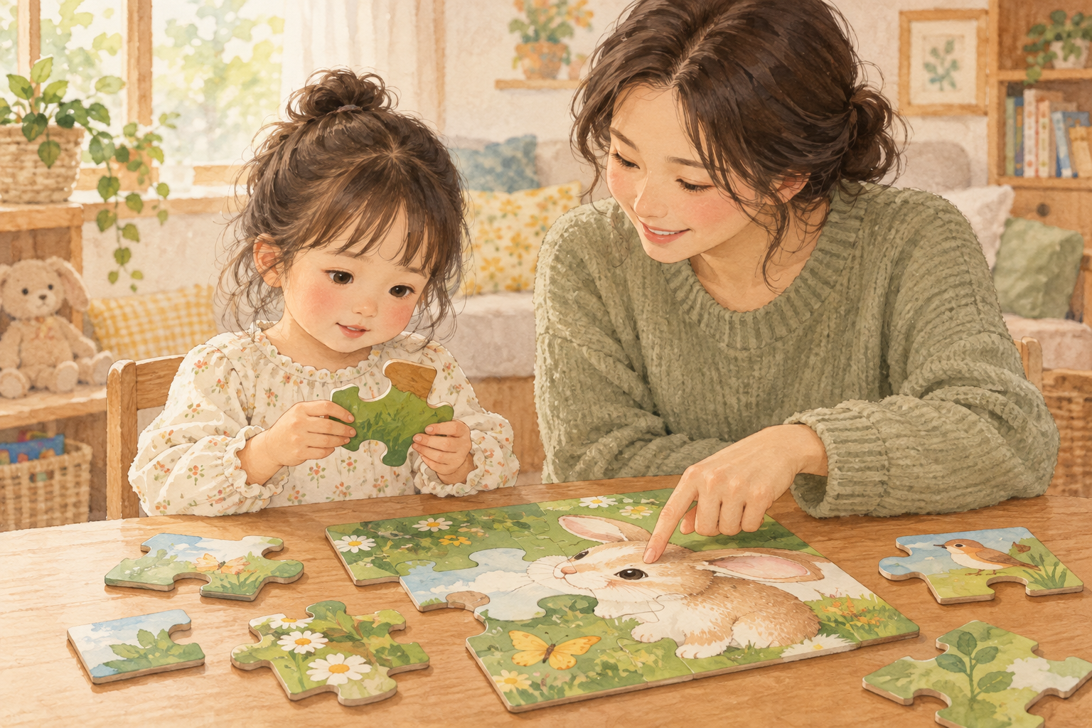 퍼즐만 시작하면 “도와줘”: 아이에게 남겨둘 판단과 부모의 힌트 5단계