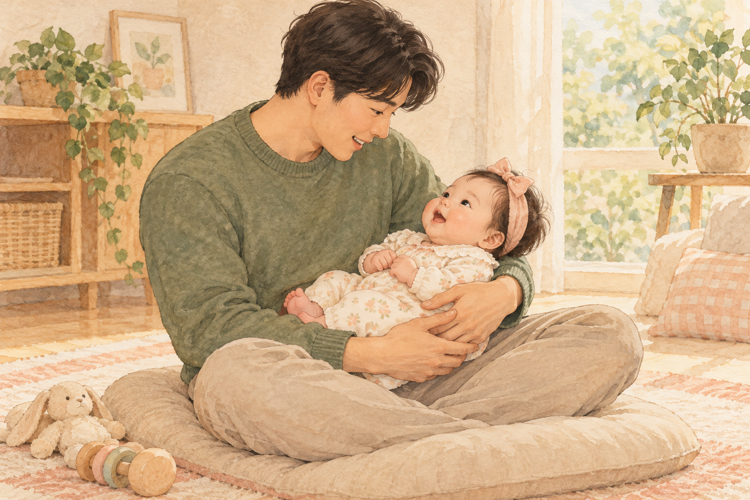아기 옹알이에 무엇을 답할까? 말소리를 주고받는 빈칸 만들기