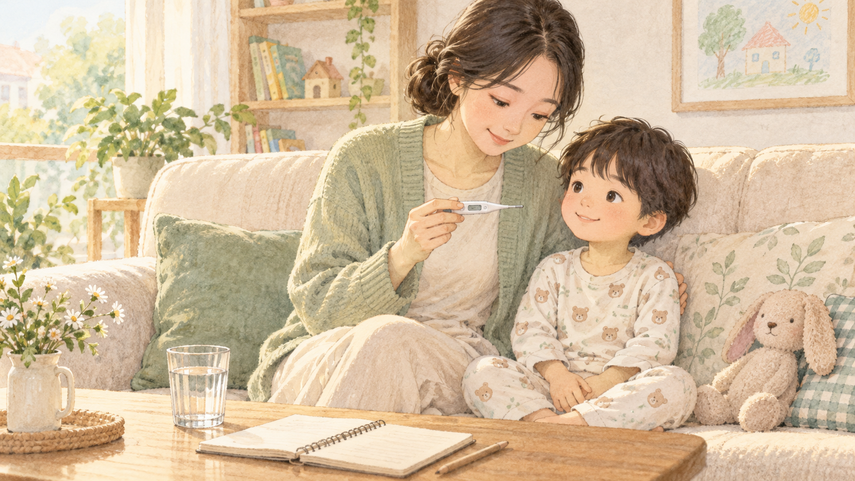아이 열이 나면 체온 숫자부터? 상태·측정·진료 신호를 보는 부모 팁 5가지