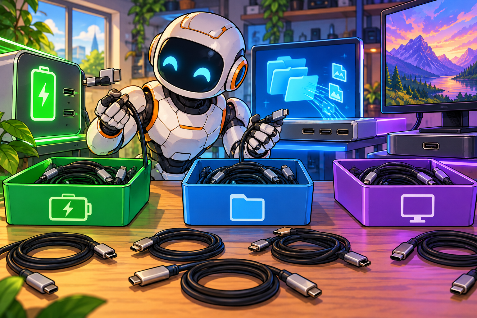 USB-C면 충전·화면 출력이 다 될까? 포트와 케이블 사양 읽는 순서