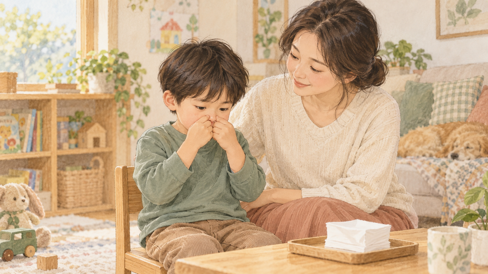 아이 코피가 나면 고개를 뒤로? 자세·압박·도움 요청을 정리한 부모 팁 5가지