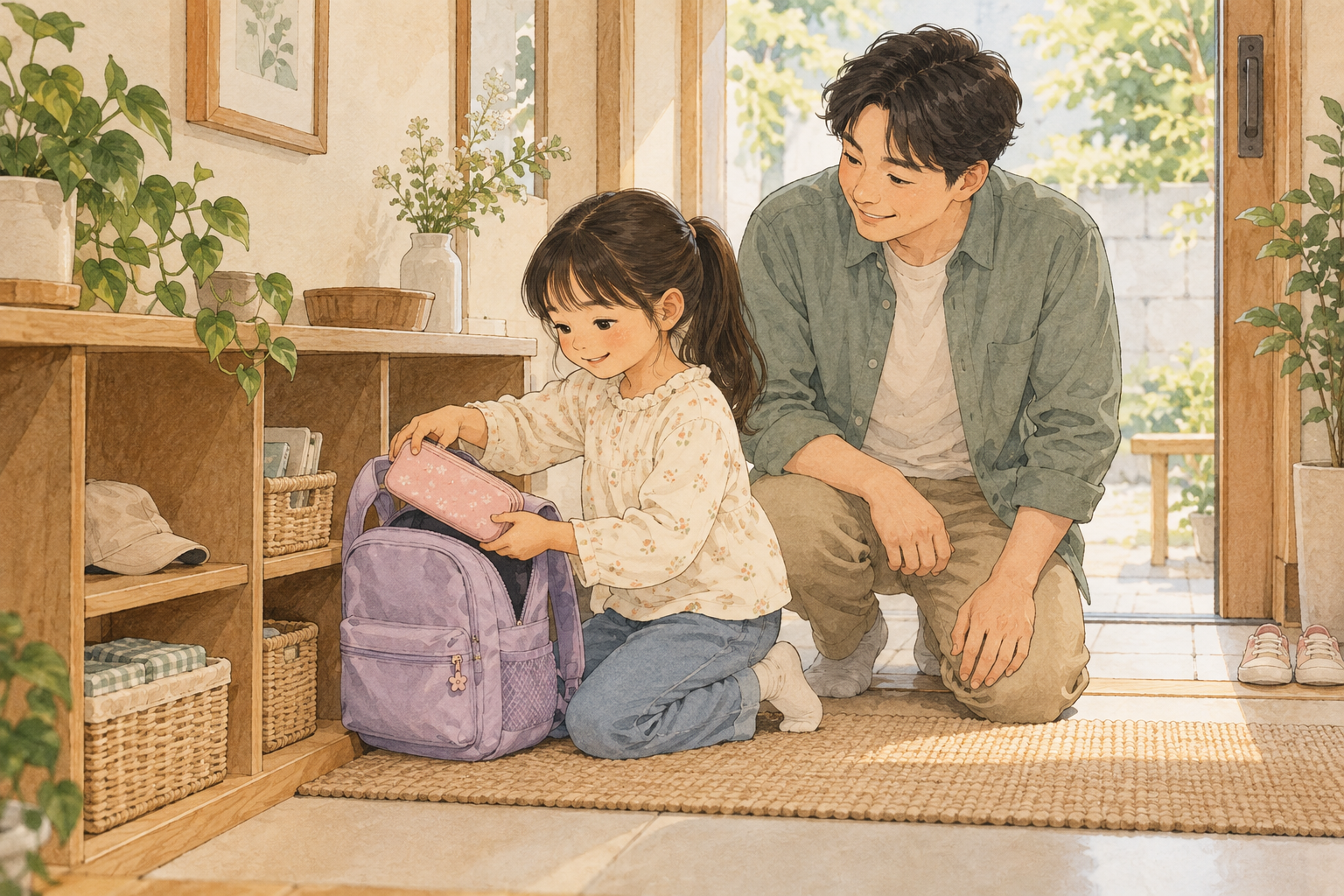 준비물을 자주 잃어버리는 초등학생: 찾으라는 말보다 돌아올 자리
